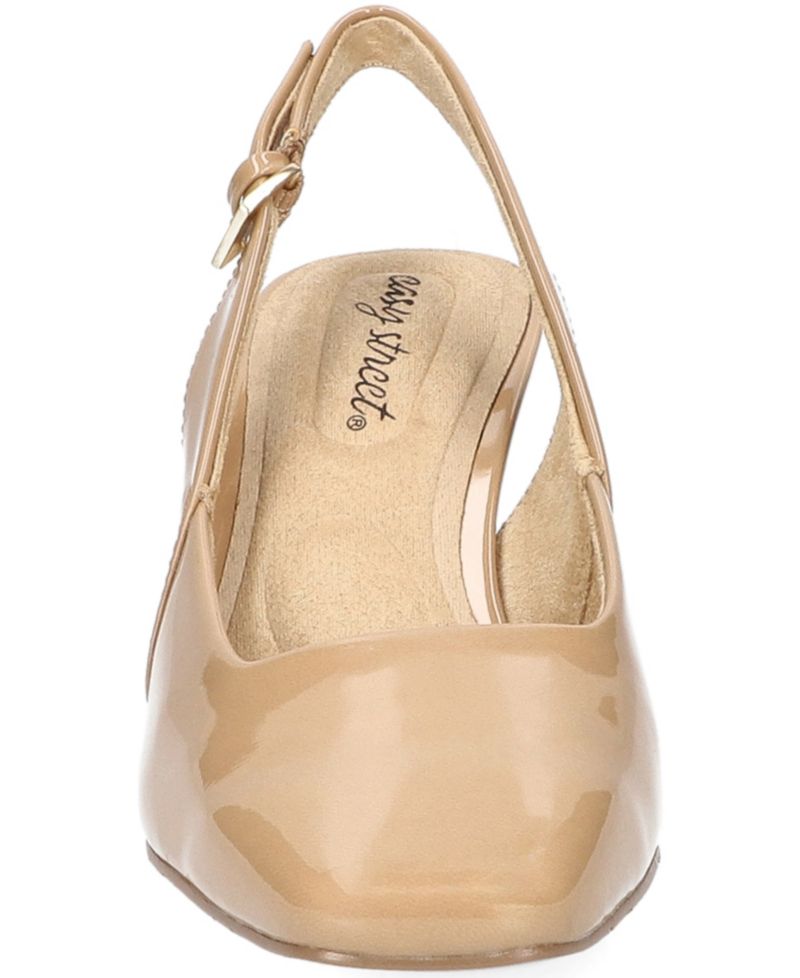 Ritsa Square Toe Slingback Pumps