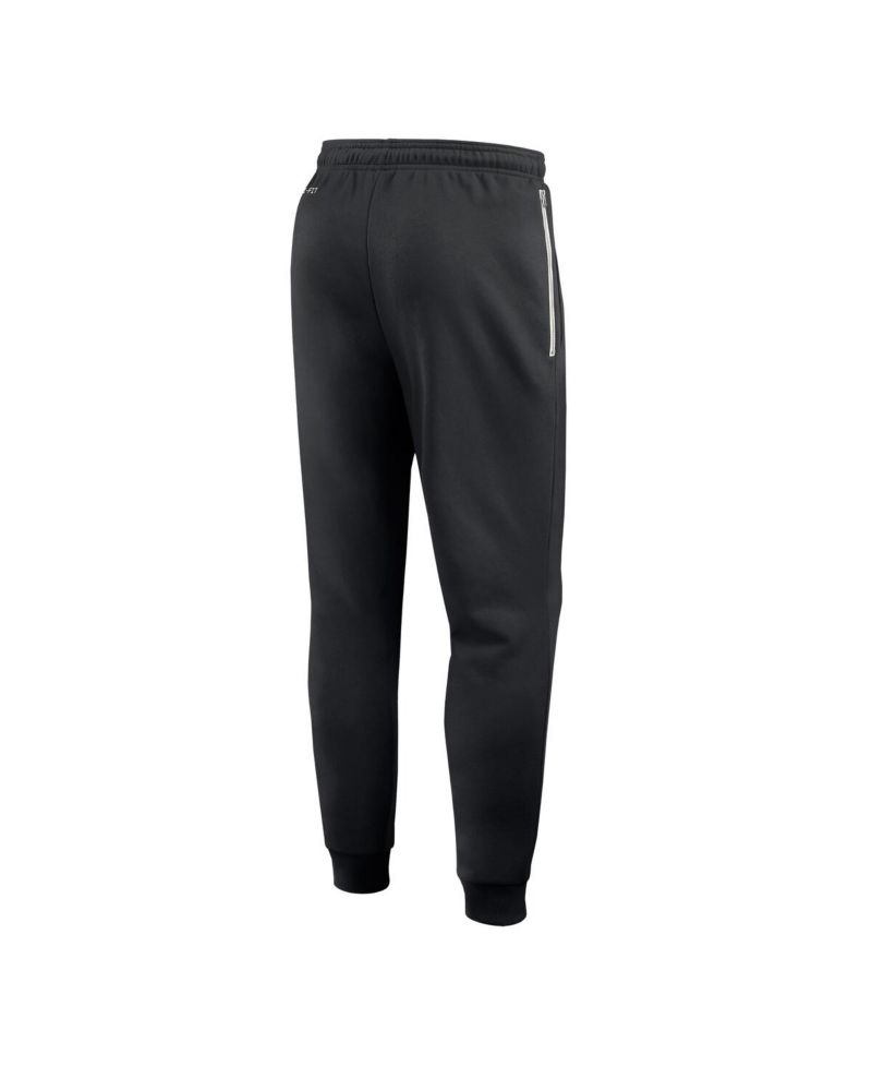 Men's Black Purdue Boilermakers 2025 Sideline Performance Taper Pants
