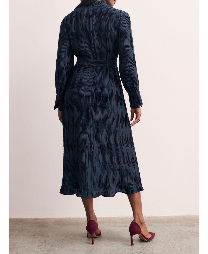 Women's Aurellie Long Sleeve Tie Waist Dress