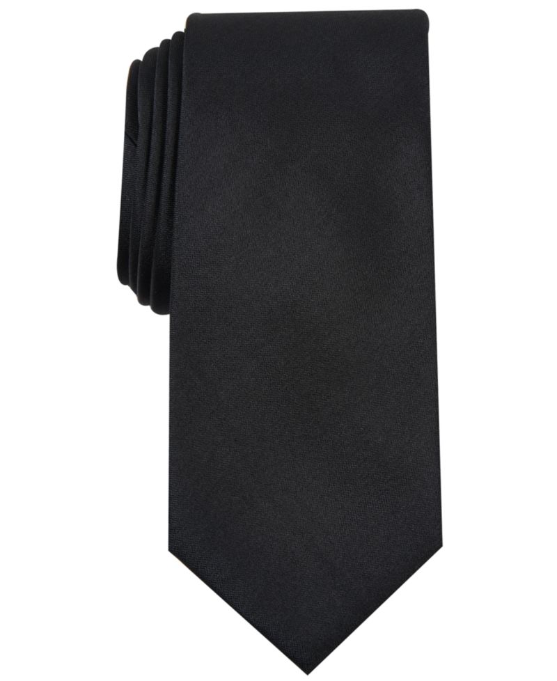 Men's Solid Texture Slim Tie