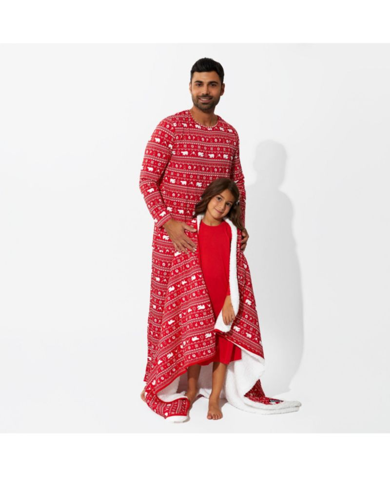 Men's Polar Isle Red Pajama Set