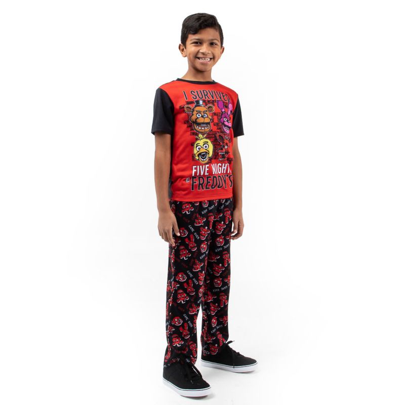 Youth Sleepwear Set Tee Shirt, Sleep Shorts, Sleep Pants