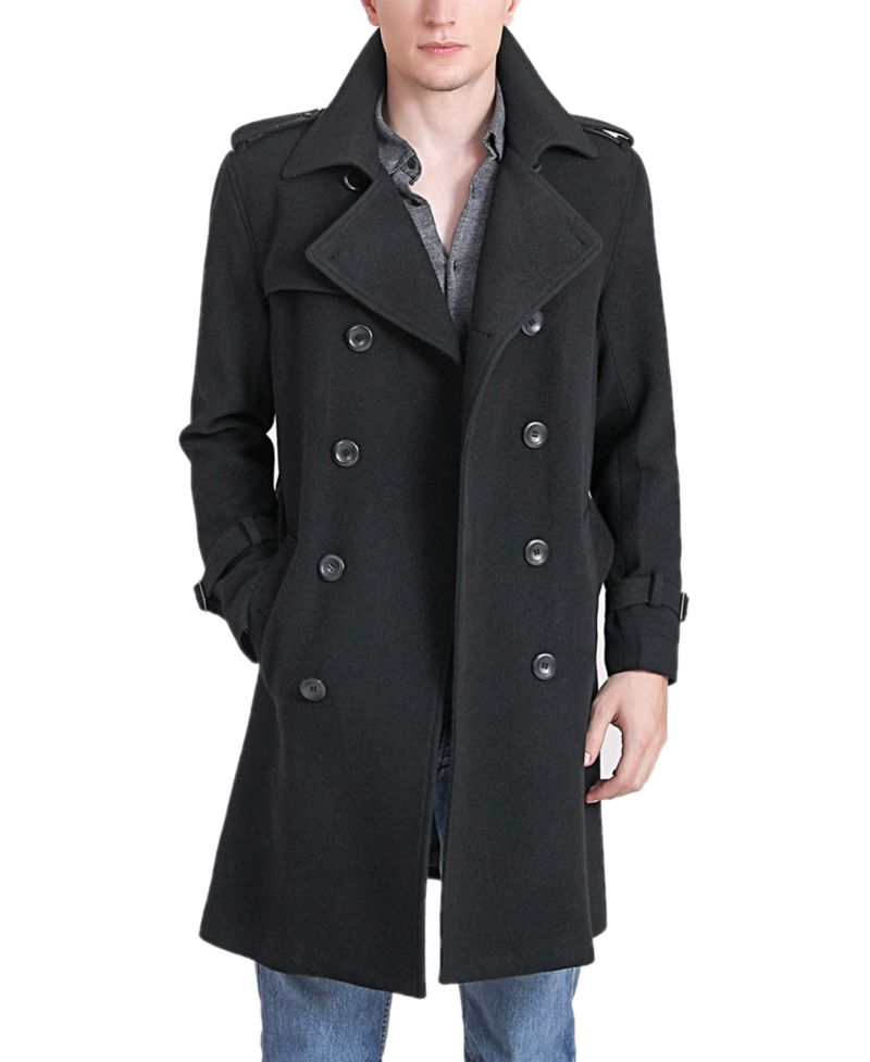 Men's Jake Wool Blend Trench Coat