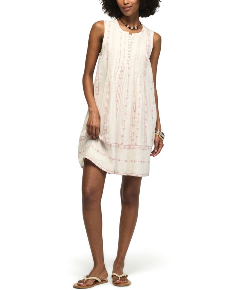 Women's Pintuck Sleeveless Mini Dress