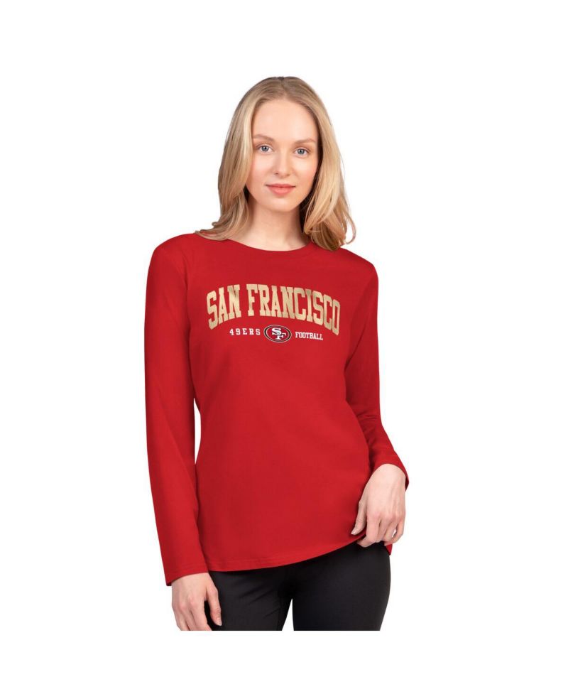 Women's Scarlet San Francisco 49ers Best Play Long Sleeve T-Shirt