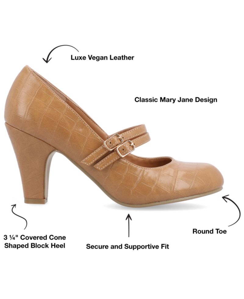 Women's Windy Double Strap Mary Jane Pumps