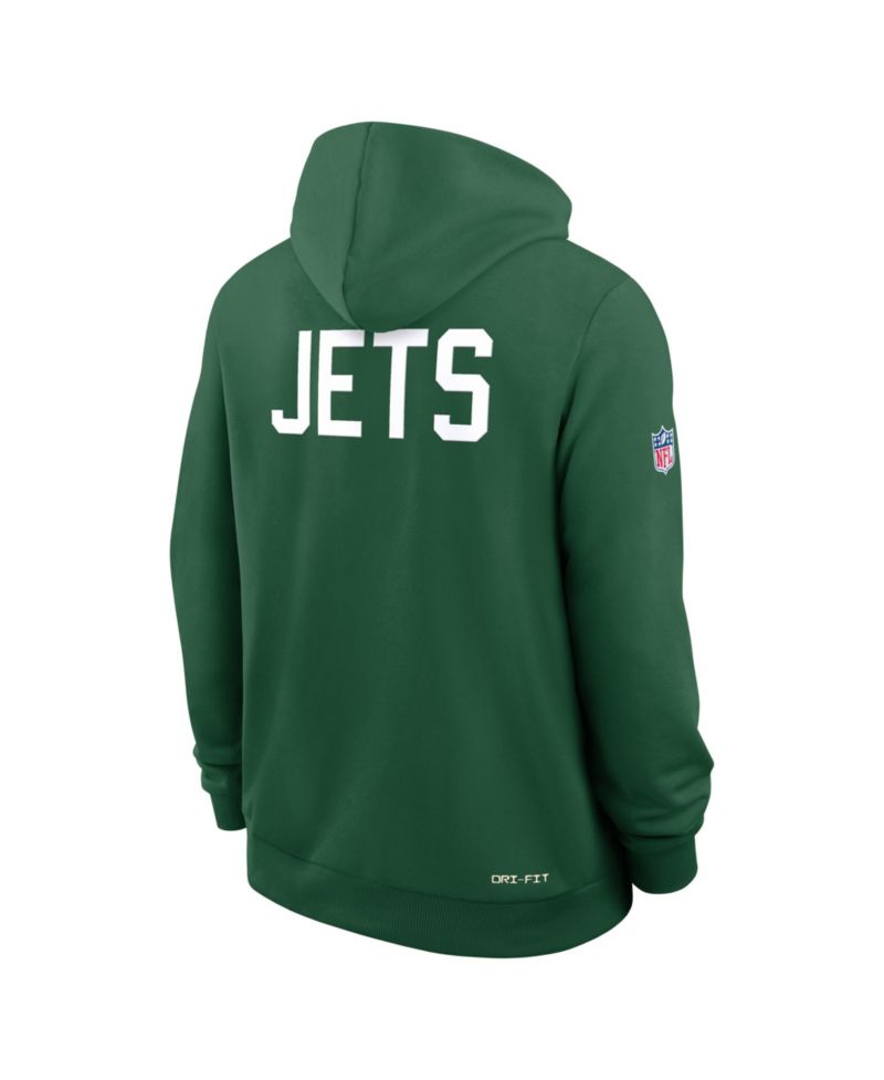 Men's Green New York Jets Sideline Standard Issue Alt 2 Dri-FIT Hoodie