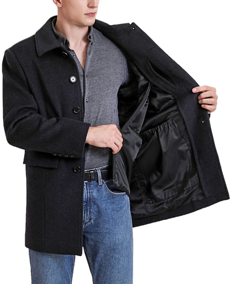 Men's Men Michael Wool Blend Car Coat