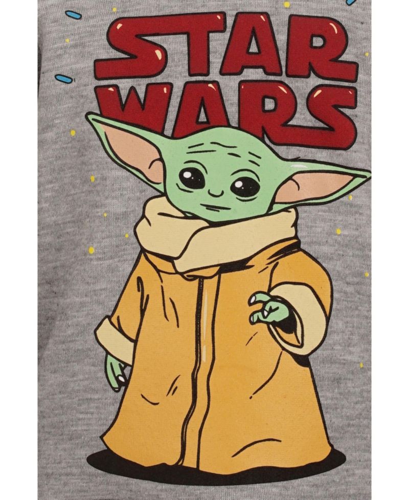 The Mandalorian Grogu Fleece Pullover Hoodie Toddler| Child Boys