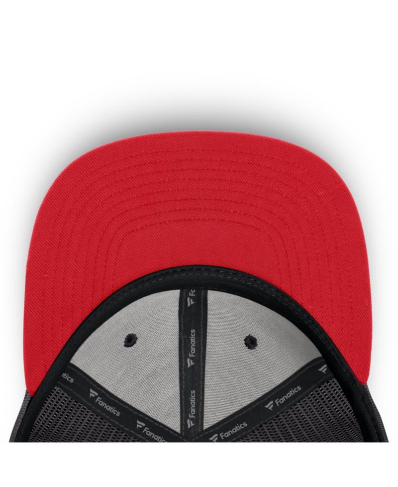 Men's Black Chicago Blackhawks Fundamental Limits Trucker Adjustable Hat