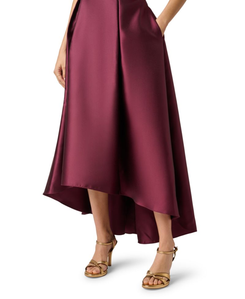 Women's Sequin Combo Mikado High-Low Ball Gown