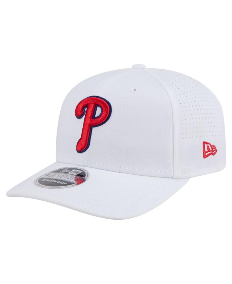 Men's White Philadelphia Phillies COOLERA 9SEVENTY Adjustable Hat
