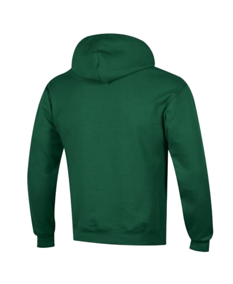 Men's Green Green Bay Packers Power Blend Arch over Logo Hoodie