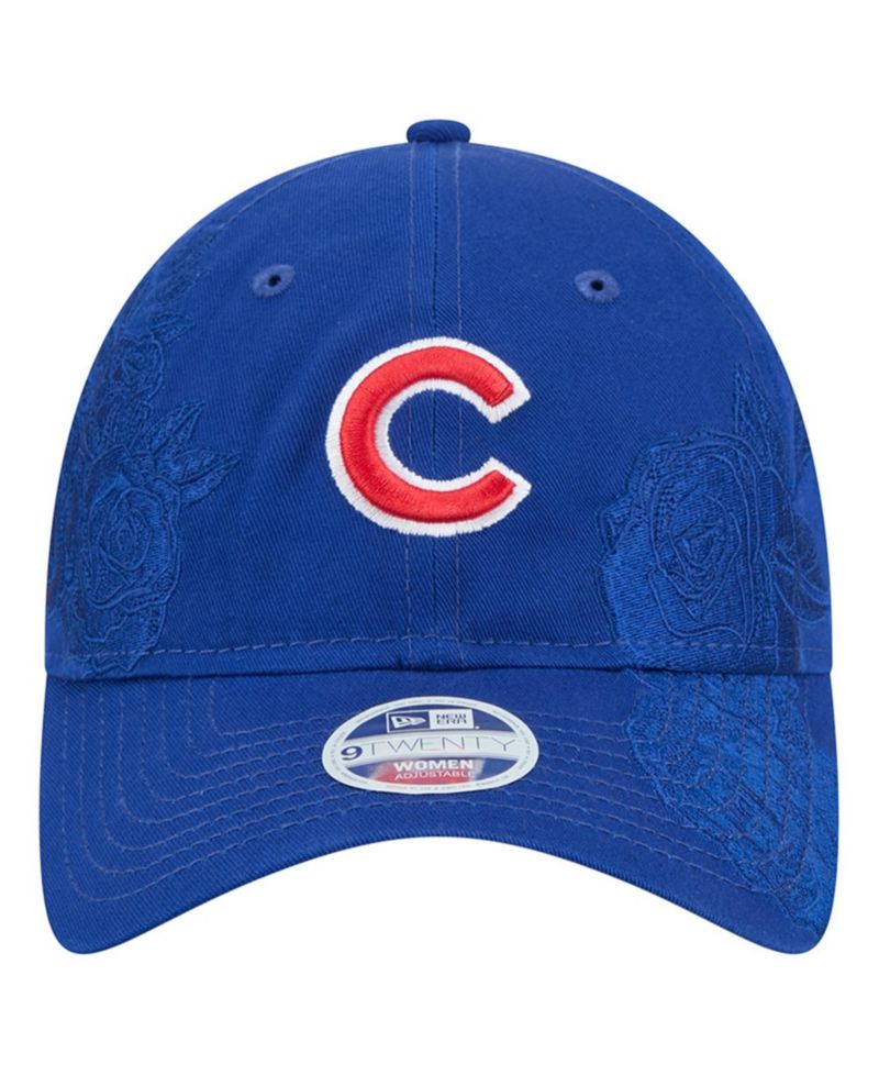 Women's Royal Chicago Cubs Roses 9TWENTY Adjustable Hat