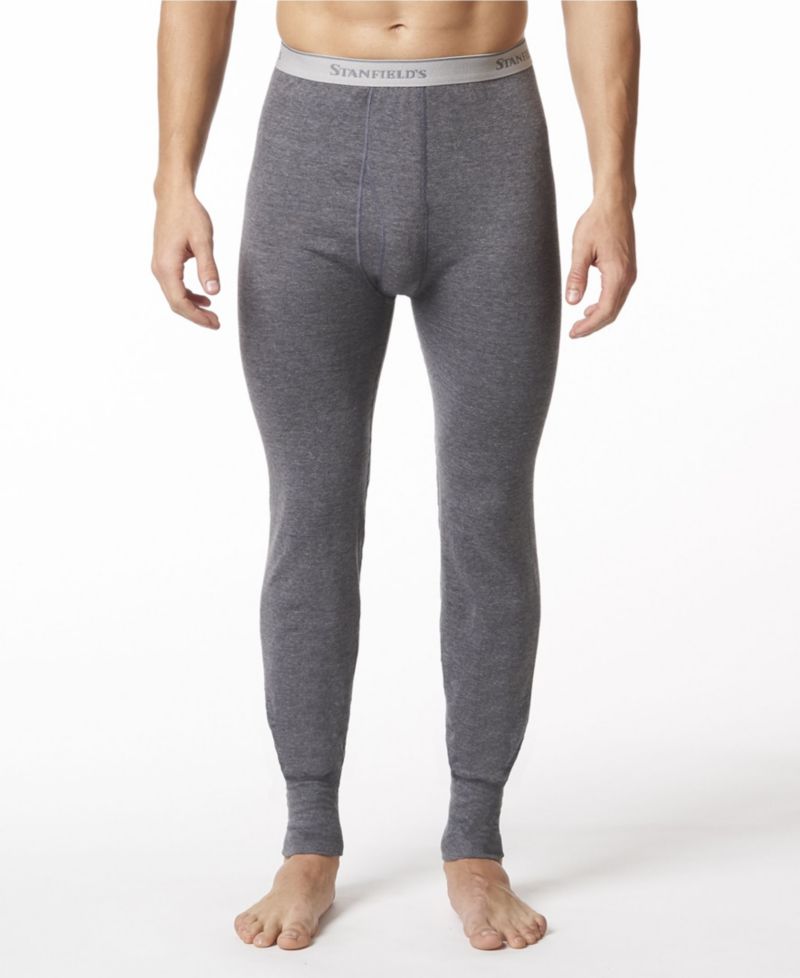 Men's 2 Layer Cotton Blend Thermal Long Johns