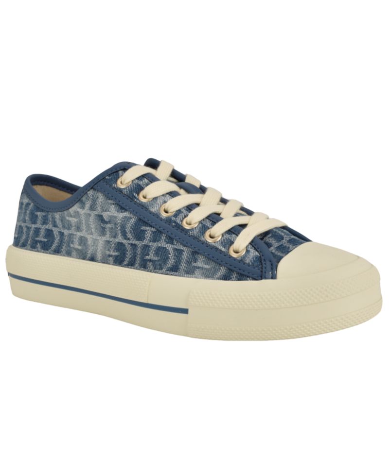 Women's Carey Jacquard Logo Lace-Up Sneakers