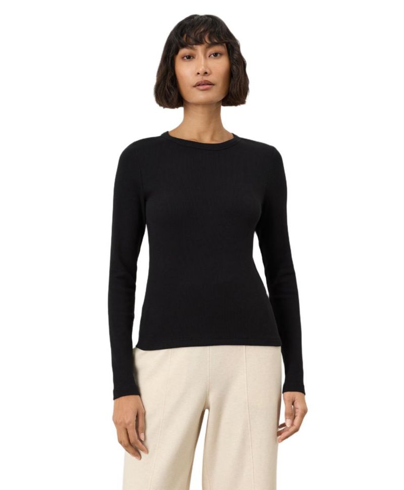 Women's Organic Cotton Perfect Rib Layering Long Sleeve