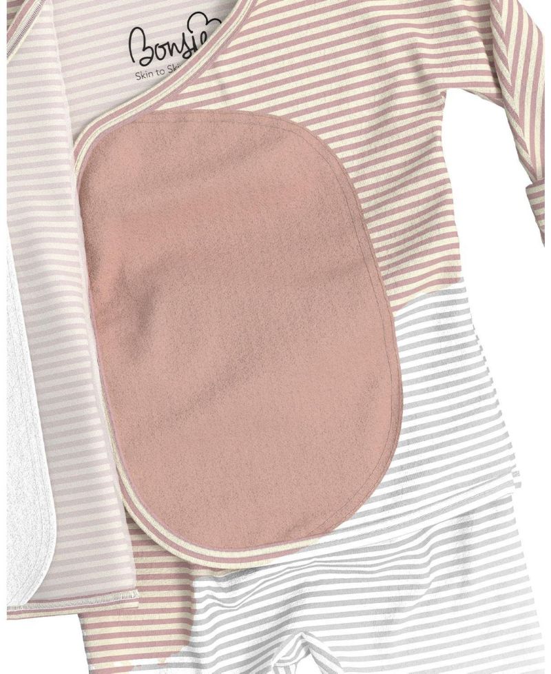 Bonsie Skin to Skin Babywear {newborn to 6-9 } Footie - Frenchie