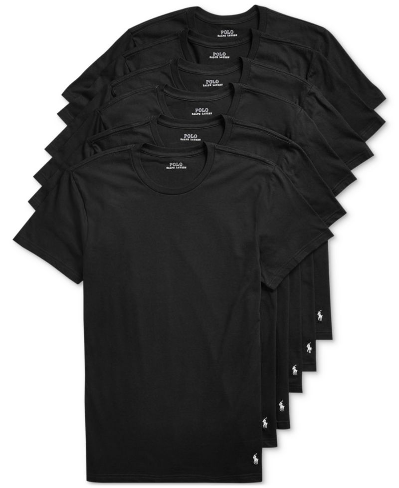 Men's 5+1 Bonus Pack Classic-Fit Crewneck Undershirts Pack