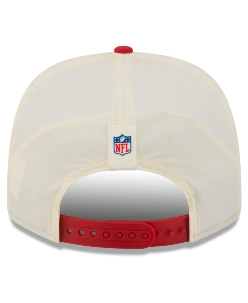 Men's Cream/Red Kansas City Chiefs 2026 NFL Training Camp 9SEVENTY Adjustable Hat