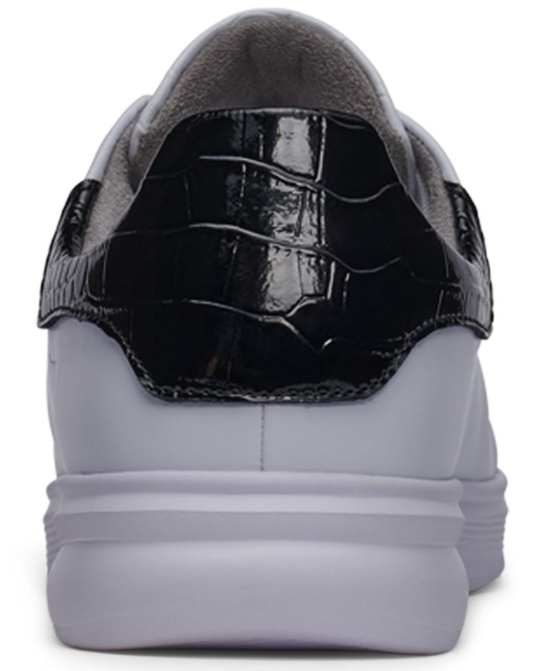 Men's Round Toe Leather Sneakers