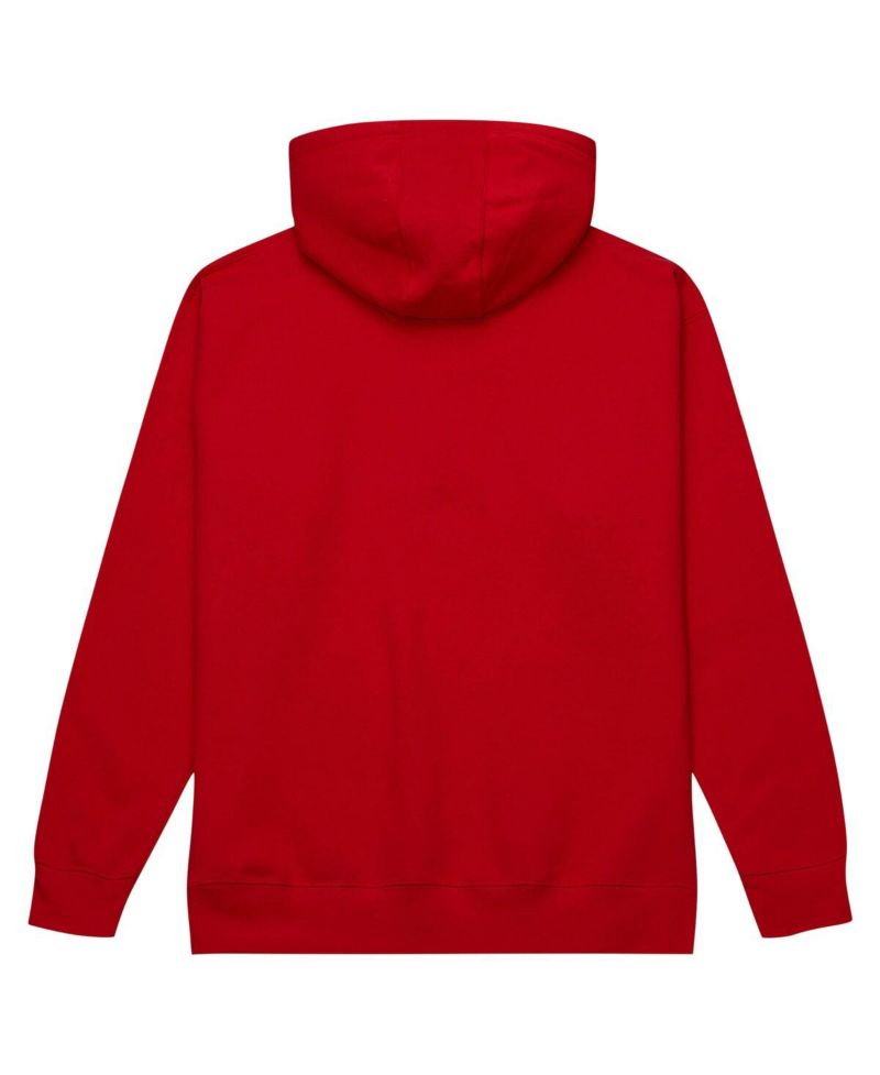 Men's x Tats Cru Red Chicago Bulls Hardwood Classics Brick Pullover Hoodie