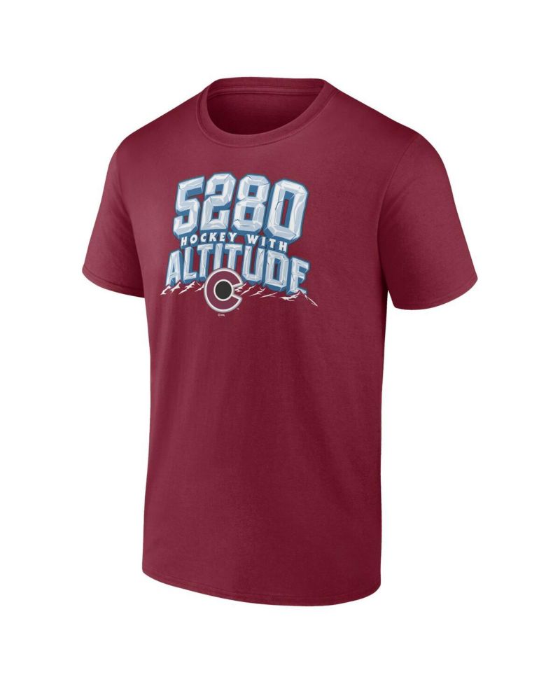 Men's Burgundy Colorado Avalanche Local T-Shirt