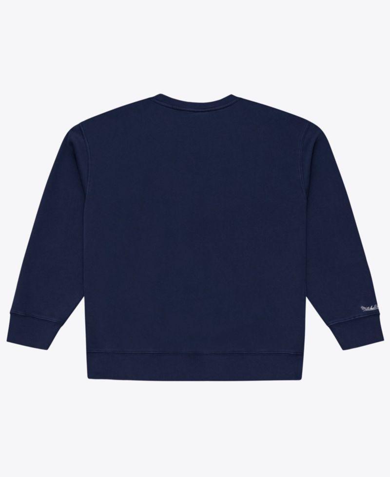 Men's Navy Chicago Bears Core Essentials Micro Logo Fleece Sweatshirt