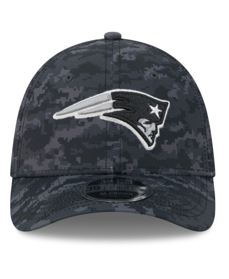 Men's Black New England Patriots 2026 Salute to Service 39THIRTY Flex Hat