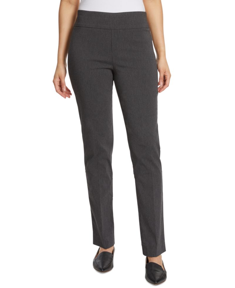Women's Tummy-Control Pull-On Slim Trousers, in Regular, Short & Long