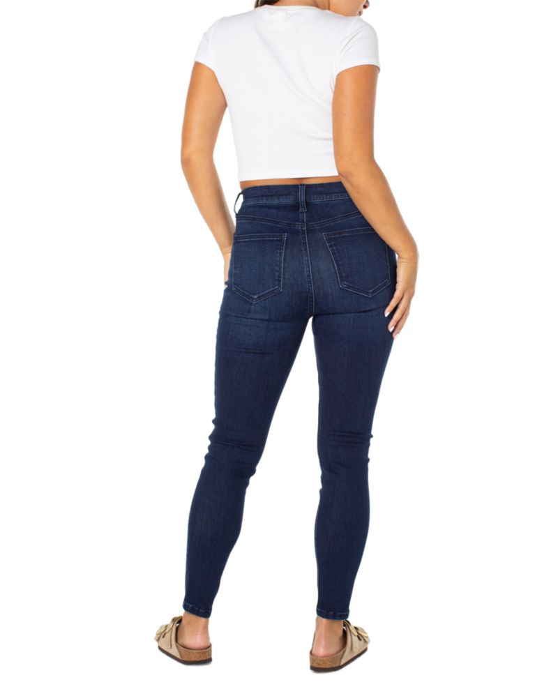 Juniors' High-Rise Ankle Skinny Jeans
