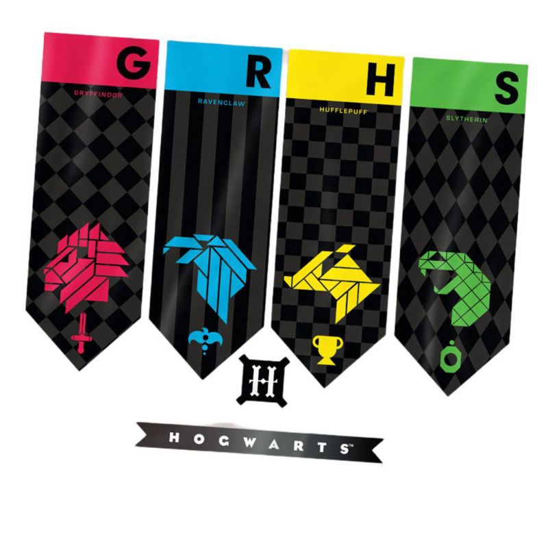 Men's Hogwarts House Banners T Shirt