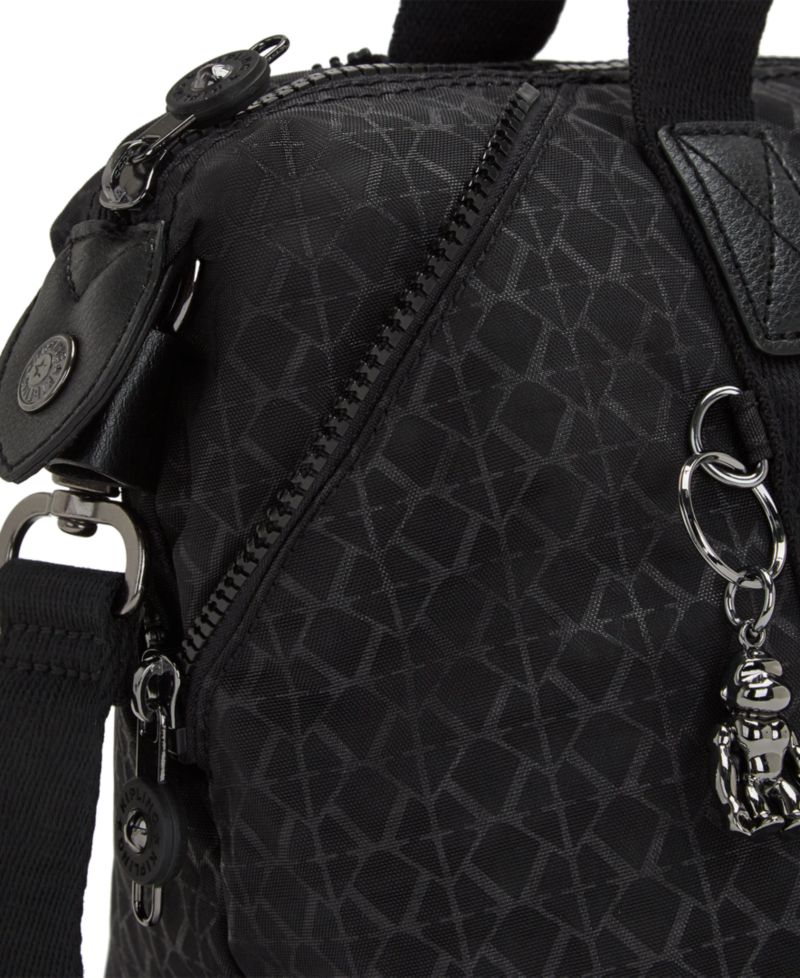 Art Mini Zippered Shoulder Bag