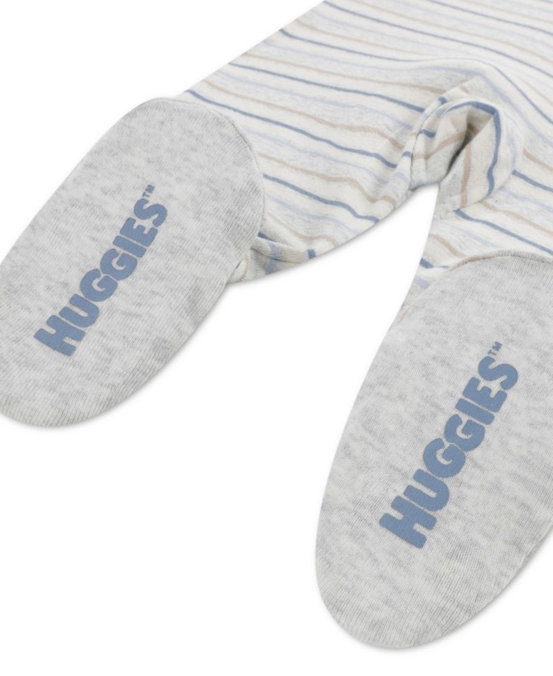 Baby Boys' Babywear Long-Sleeve Footed Coverall