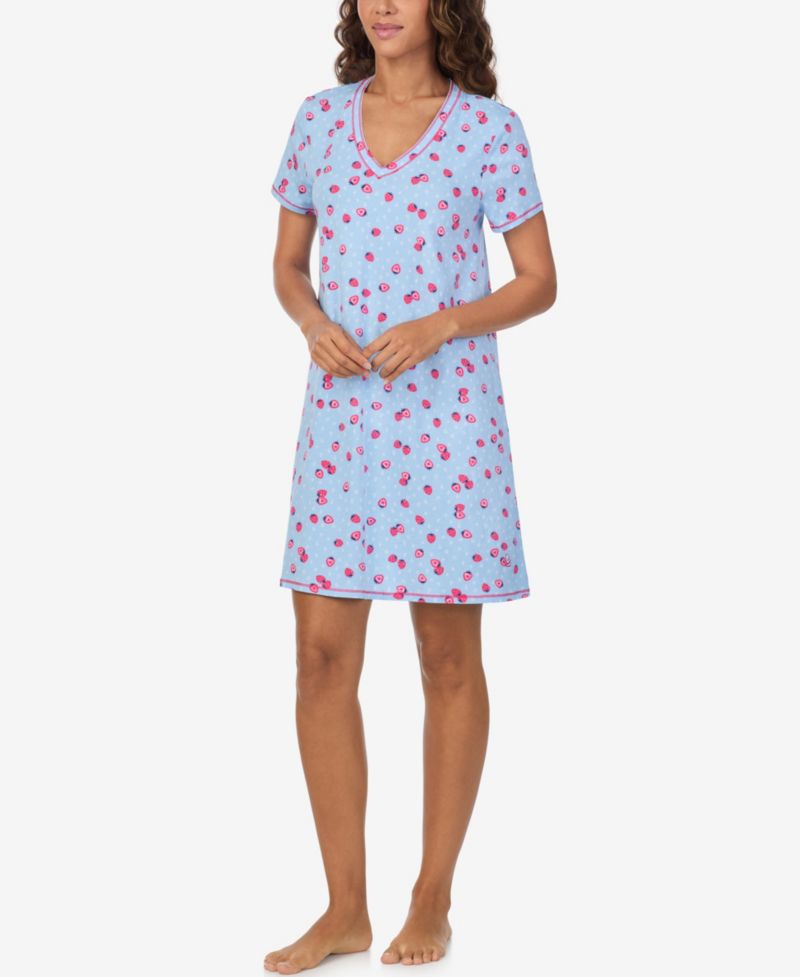 Women's Short-Sleeve Jersey Sleepshirt