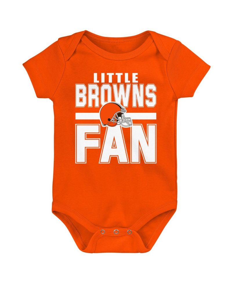 Newborn 3-Piece Cincinnati Bengals Little Tike Bodysuit Set
