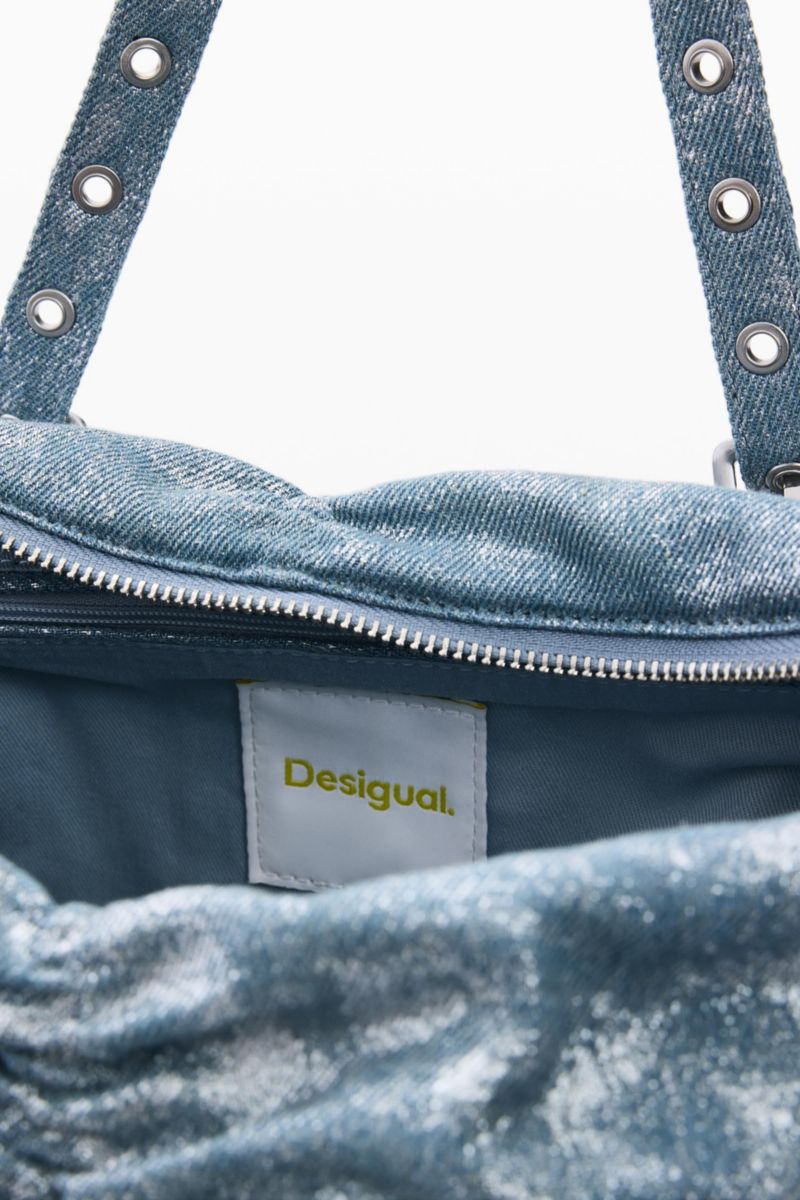 Women's Ruched denim bag