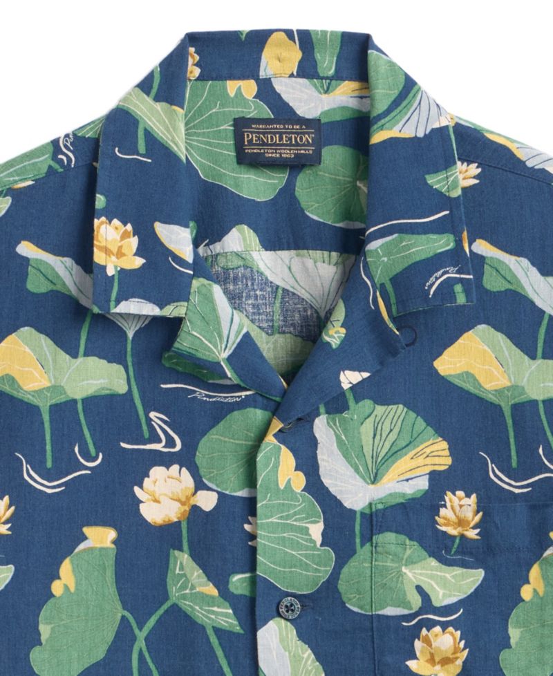 Men's Aloha Short-Sleeve Camp-Collar Shirt