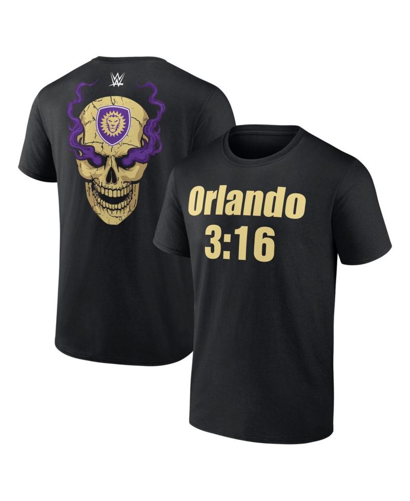 Men's Black WWE x Orlando City SC 3:16 T-Shirt