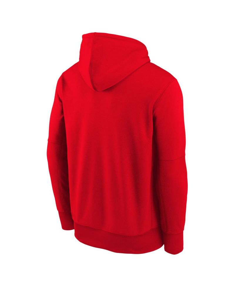 Big Boys and Girls Red Cincinnati Reds Authentic Collection Therma-FIT Hoodie