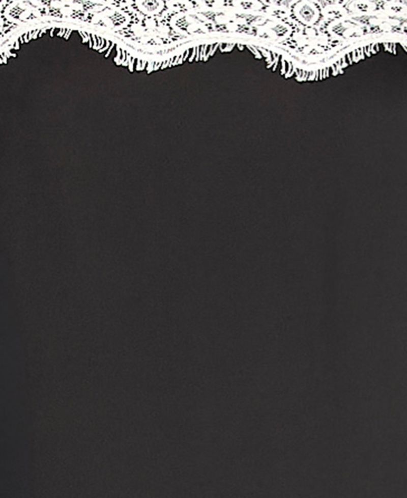 Juniors' Sleeveless Straight Neck Slip Dress