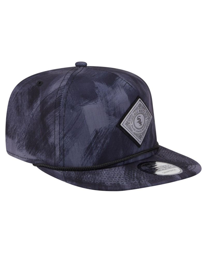 Men's Navy Chicago White Sox Printed Golfer Snapback Hat