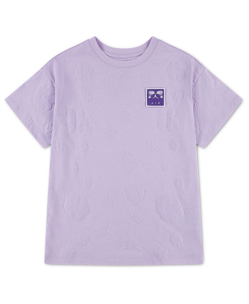 Girls' 7-16 Floral Short-Sleeve T-Shirt