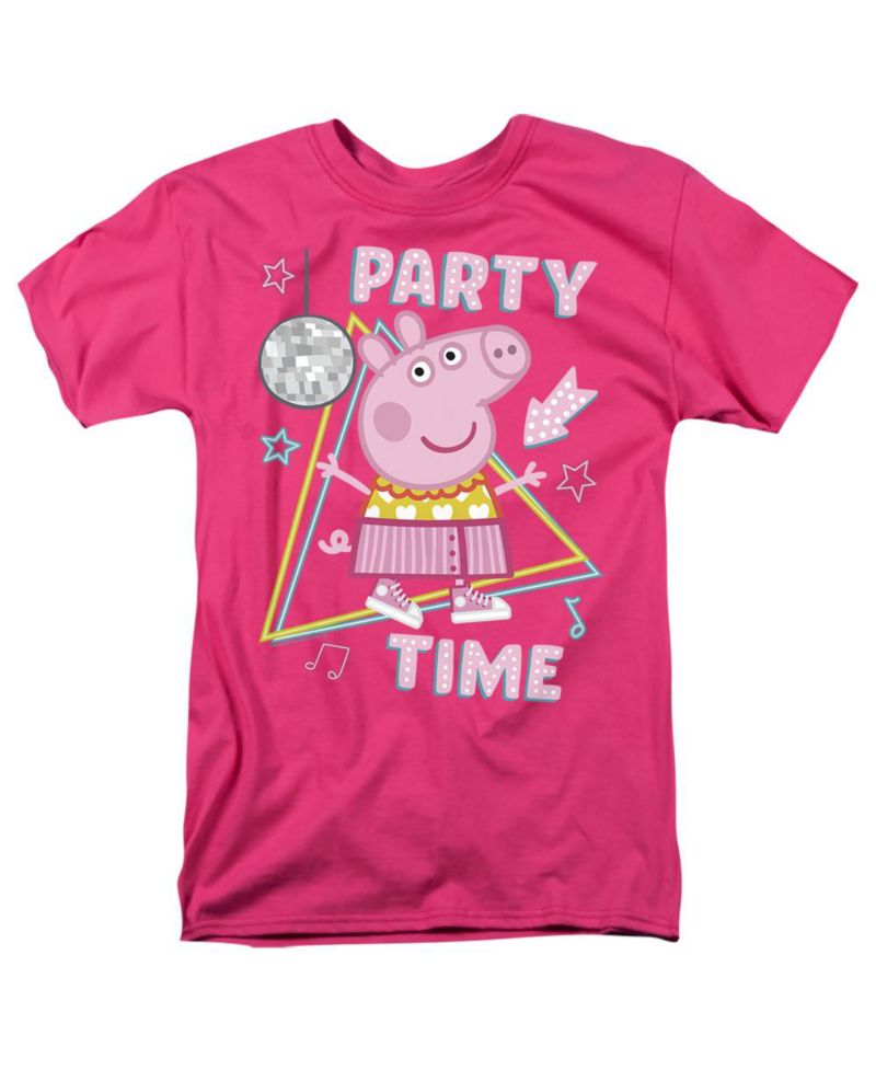 Men's Peppa Pig Disco Party Time T Shirt