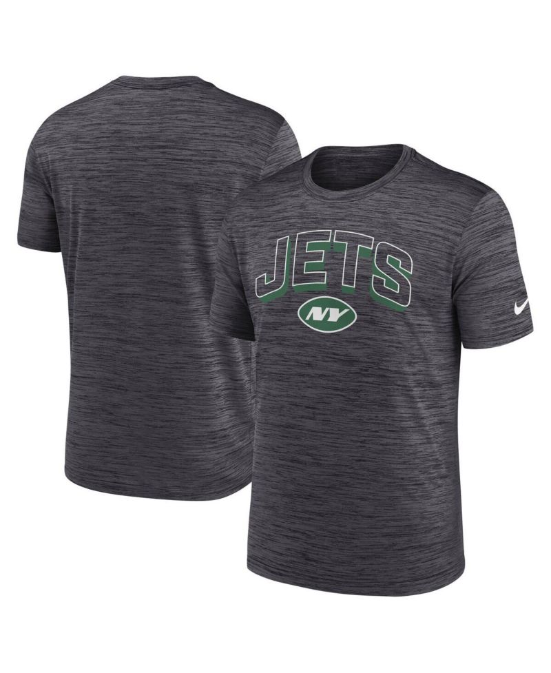 Men's Charcoal New York Jets Velocity Performance T-Shirt