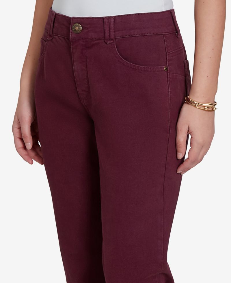 Petite Colored Denim Straight Jeans