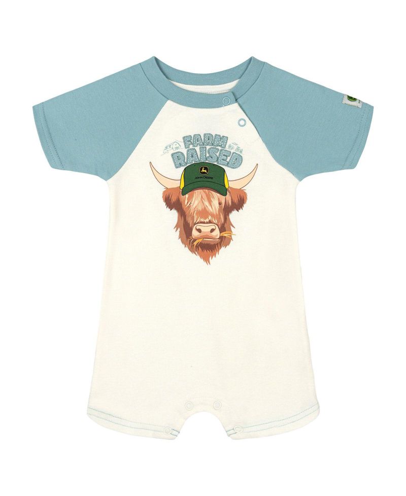 Baby Boys' ( new born to 24 M ) One Piece Short Sleeve Romper