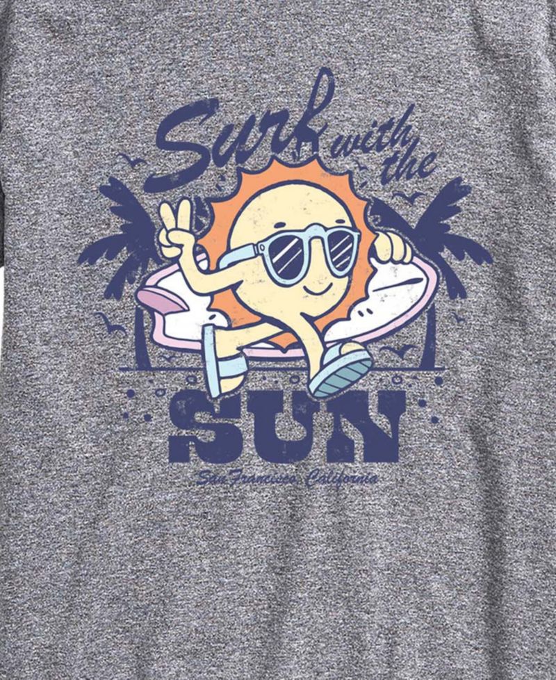 Men's Instant Message Surf With The Sun Graphic T-Shirt