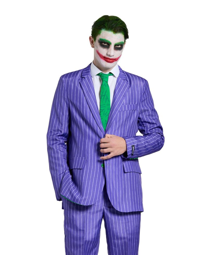 Men's Official DC Comics Joker Costumes - Halloween Suits
