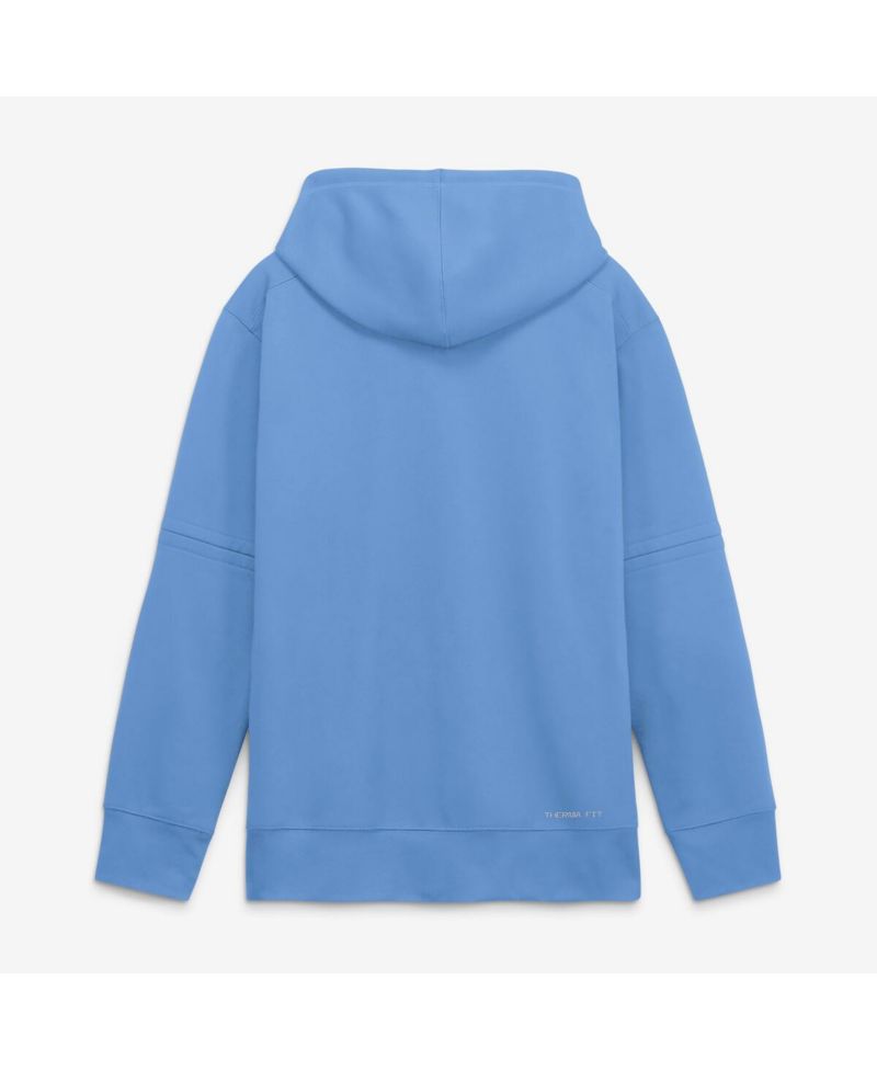 Men's Light Blue Chicago Cubs Authentic Collection Therma-FIT Hoodie